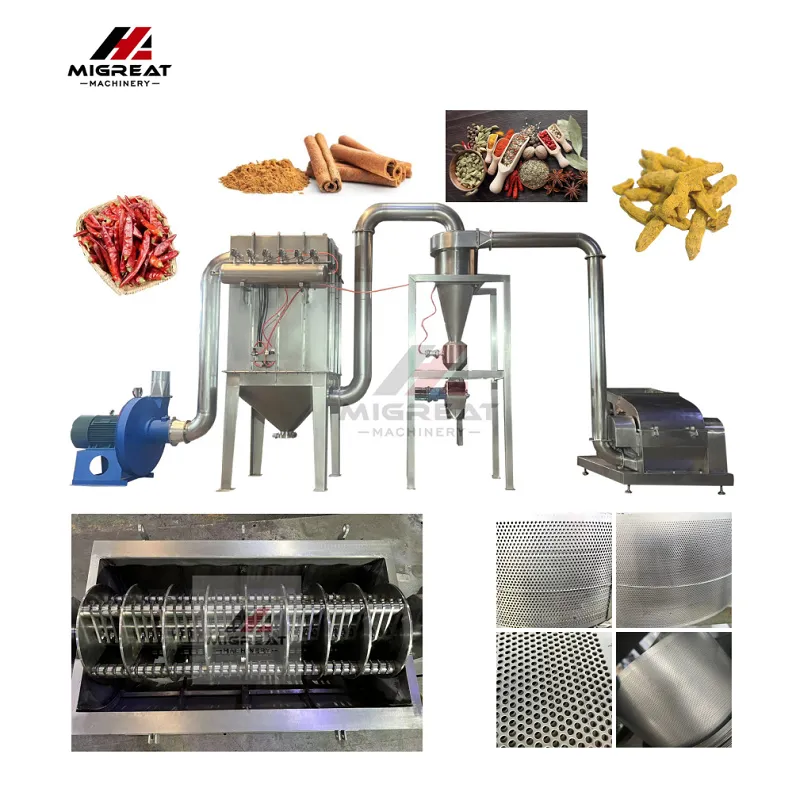 Meel malen in een keukenmachine