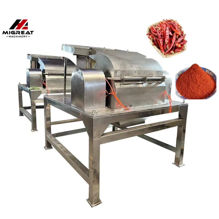 Slijpen van Himalayazout Knoflook Chili Crusher